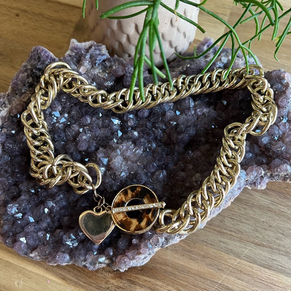 Tiffany’s style fashion chain choker necklace